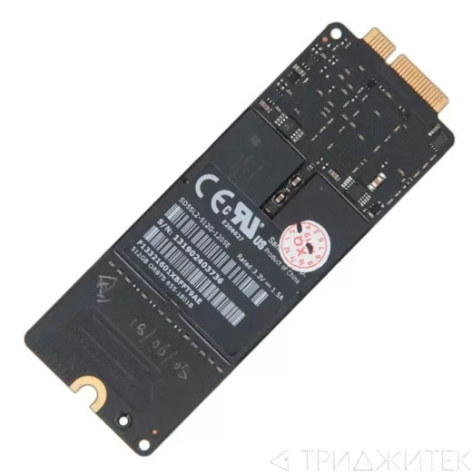 Твердотельный накопитель SSD 512Gb SanDisk SD5SL2-512G-1205E для ноутбука iMac 21.5 27 A1418, A1419 MacBook Pro 13 15 Retina A1398, A1425 Late 2012 Early 2013