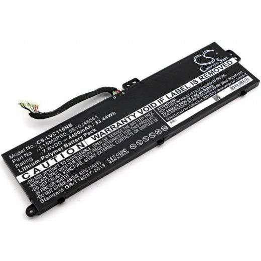 Аккумулятор CameronSino CS-LVC116NB для ноутбука Lenovo 100S-11IBY, Chromebook 11.6, 7.6В, 4400 мАч, 33.44 Вт, Li-Polymer, черный