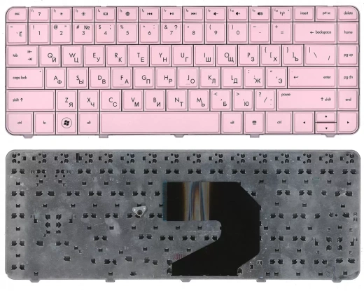 Клавиатура для ноутбука HP Pavilion G4, G4-1000, G6, G6-1000, CQ43 pink