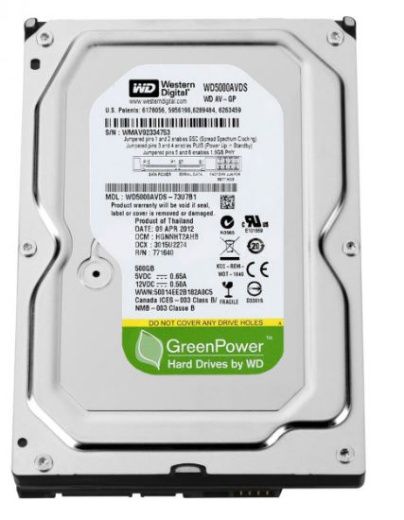 HDD SATA WD Blue 500Gb WD5000AVDS