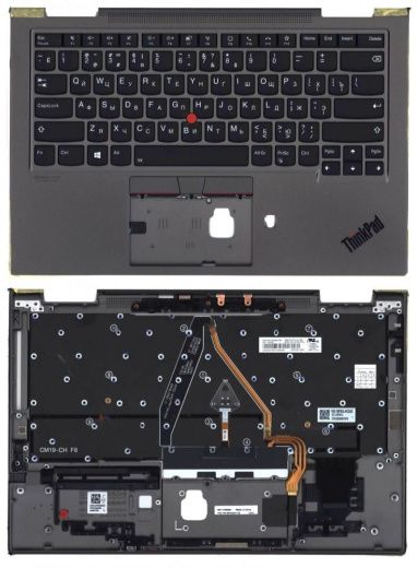Клавиатура для ноутбука Lenovo Thinkpad X1 Yoga 5th Gen топкейс