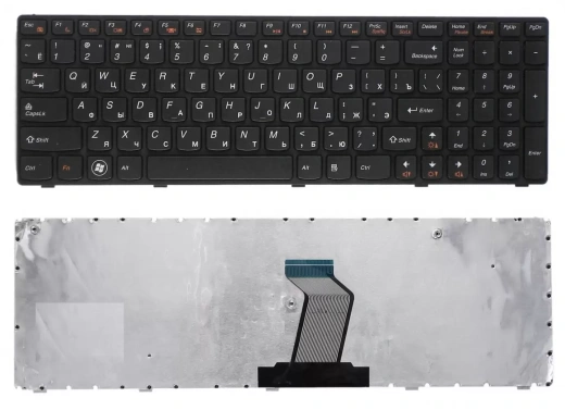 Клавиатура для ноутбука Lenovo Z560, Z565, G570, G770 with frame