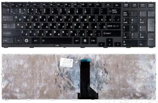 Клавиатура для ноутбука Toshiba Tecra R845, R850 чёрная