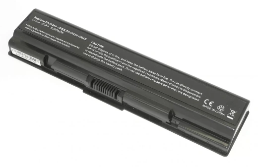 Аккумулятор PA3534U-1BRS для ноутбука Toshiba A200, A215, A300, L300, L500 4400-5200 мАч, 10.8-11.34В