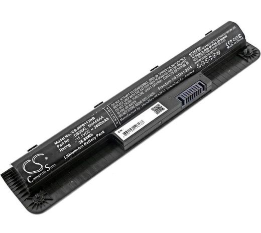 Аккумулятор CameronSino CS-HPB112NB для ноутбука HP HP V6E38PA Probook 11 G2, 11.1В, 2600 мАч, 28.86 Вт, Li-ion, черный
