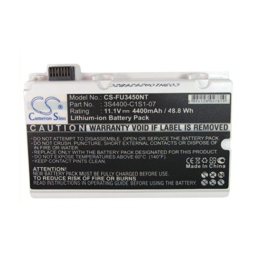 Аккумулятор CameronSino CS-FU3450NT для ноутбука Fujitsu Amilo Pi3450, Amilo Pi3525, Amilo Pi3540, 11.1В, 4400 мАч, Li-ion, белый