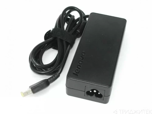 Блок питания (сетевой адаптер) для ноутбуков Lenovo 20V 4.5A 90W прямоугольный, без сетевого кабеля (оригинал)