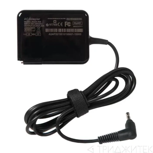 Блок питания (зарядное) для ноутбука Lenovo 20 В, 2.25 А, 45 Вт, 4.0x1.7