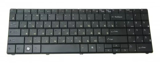 Клавиатура для Packard Bell MT85 Series, Packard Bell EasyNote TN65 RU, Black