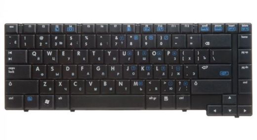 Клавиатура для ноутбука HP Compaq 6510b, 6515b, черная, гор. Enter