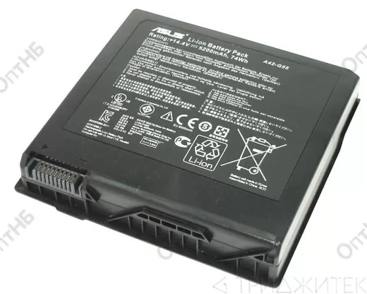 Аккумулятор для ноутбука Asus G55, G55V, G55VM, G55VW, (A42-G55), 74Втч, 14.4B (оригинал)