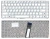 Клавиатура для ноутбука Asus 1215 1225c 1225b белая