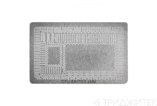 Трафарет для 1168 Intel SR170 по размеру чипа