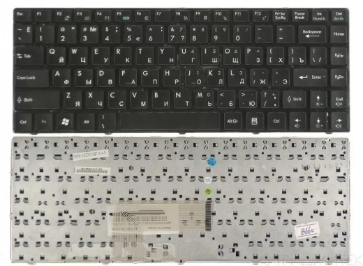 Клавиатура для ноутбука MSI X370, CR420, черная