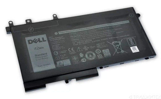 Аккумулятор для Dell Latitude E5280, E5480, E5580 (3DDDG), 42Wh, 11.4V