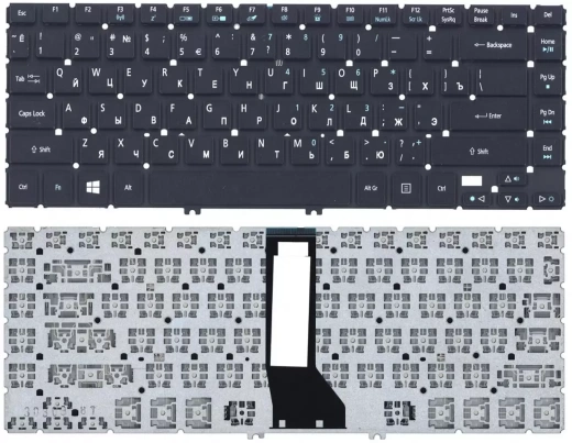 Клавиатура для ноутбука Acer Aspire R7-571 c подсветкой, without frame
