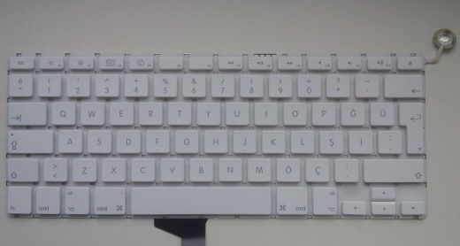 Клавиатура Apple Macbook 13 WHITE MC207 MC516, Big Enter, RU