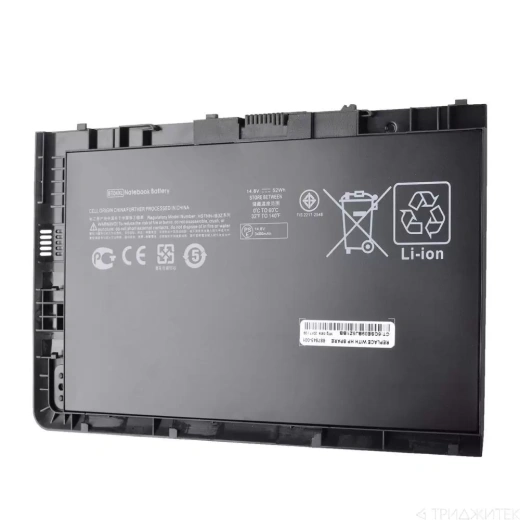 Аккумулятор для ноутбука HP EliteBook Folio 9470M, 9480M, 1040 G1, (BT04XL), 3500 мАч, 14.4В (оригинал)