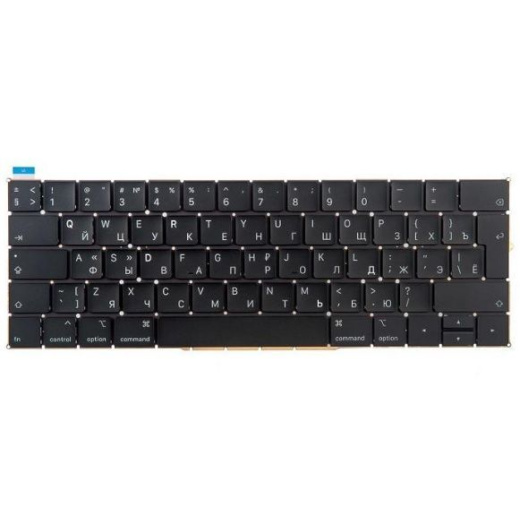 Клавиатура для Apple MacBook Pro 13 15 Retina Touch Bar A1989 A1990 Mid 2018 Early 2019 Г Enter RUS РСТ, б.у. две клавиши control