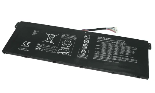 Аккумулятор AC14B3K для ноутбука Acer Chromebook CB3-531 3500 мАч, 14.4В (оригинал)