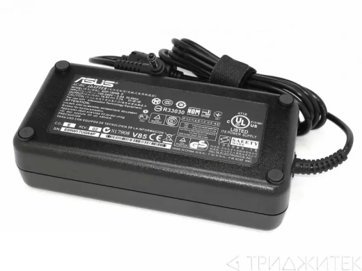 Блок питания (сетевой адаптер) для ноутбуков Asus 19,5V 7.7A 150W 5.5x2.5, (оригинал) (Slim), без сетевого кабеля