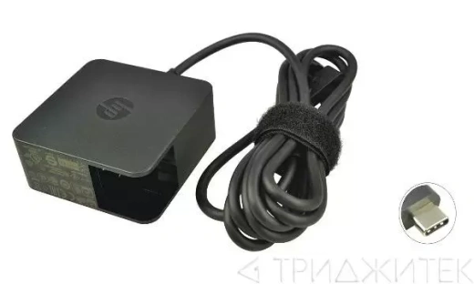 828769-001 Адаптер питания, 45 Вт, USB, type-C, HP Elite x2 1012 G1/EliteBook Folio G1/M5/M7