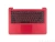 Клавиатура для ноутбука Asus E402MA-1R с топкейсом, красная панель, черные кнопки, с тачпадом