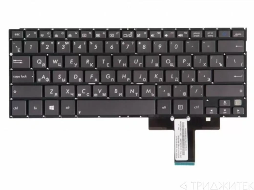 Клавиатура для ноутбука Asus Transformer Book TX300, TX300C, TX300CA, черная