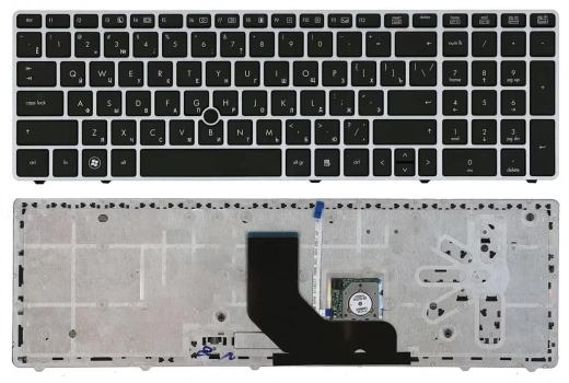 Клавиатура для ноутбука HP Probook 6560B, Elitebook 8560p черная