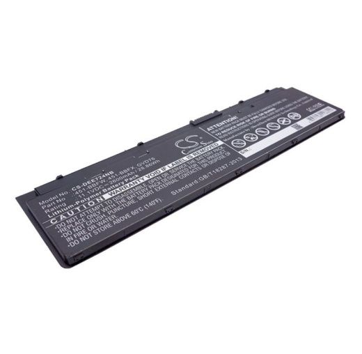 Аккумулятор CameronSino CS-DEE724NB для ноутбука Dell Latitude 12-7000, Latitude E7240, Latitude E7250, 11.1В, 2600 мАч, 28.86 Вт, Li-Polymer, черный
