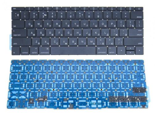 Клавиатура Apple Macbook 13"  A1708 Black, RU
