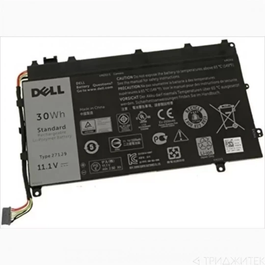Аккумулятор 271J9 для ноутбука Dell Latitude 13-7000 2500мАч, 11.1В (оригинал)