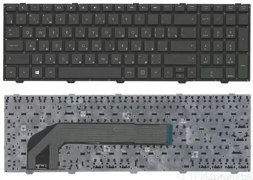Нерабочая клавиатура для ноутбука HP ProBook 4540s, 4545s, 702237-251 Black, No frame, гор. enter
