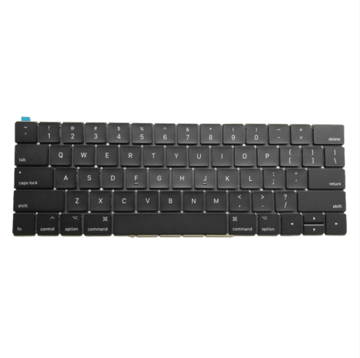 Клавиатура Apple Macbook Pro 13" A1706, A1707, Black, Backlite, RU Smalll Enter