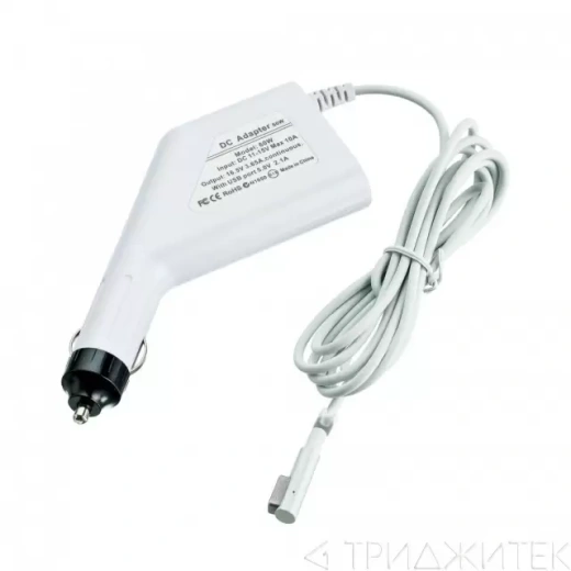 Автоадаптер Pitatel ADC-B26 для ноутбуков MacBook 16.5V 3.65A (magsafe L) 60W