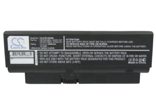 Аккумулятор CameronSino CS-HTB1200NB для ноутбука HP Business Notebook 2210b, 14.4В, 2200 мАч, Li-ion, черный