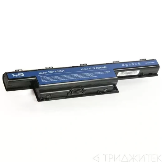 Аккумулятор для ноутбука Acer 4551, 4551G, 4741, 4771, 4771G, 5253, 5333, 5336, 5349, 5551, 5552G, 5733, 5741, 5741G, 5560, 5755, 5742, 5749, 5750, 7552, 7552, 7560, 7750, TravelMate 5740, 5740G, eMachines E640, E730, G640, G730, 11.1 В, 4400 мАч