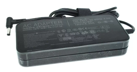 Блок питания (сетевой адаптер) для ноутбуков Asus 19V 6.32A 120W 5.5x2.5, (оригинал) (Slim)