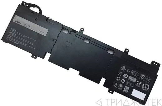 Аккумулятор (акб, батарея) 3V806 для ноутбукa Dell Alienware echo 13 14.4 В, 3100 мАч (оригинал)