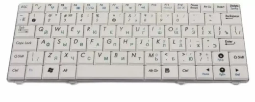 Клавиатура для ноутбука Asus 04GOA112KRU10, V100462BK (белая)