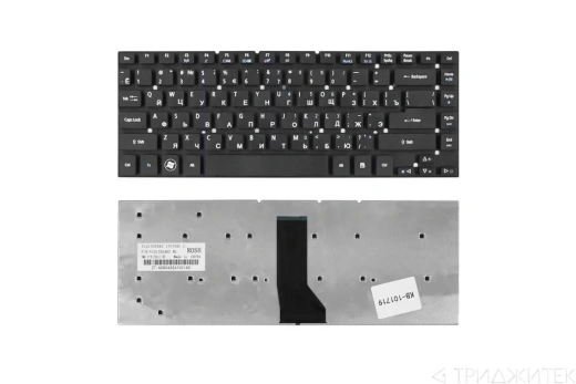 Клавиатура для ноутбука Acer Aspire 3830, 4755, ES1-521, черная, без рамки
