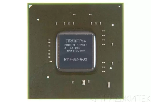 Видеочип GeForce G330M, N11P-GE1-W-A3 RB