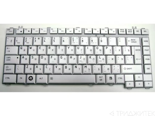 Клавиатура Toshiba A200 M200 SILVER, RU
