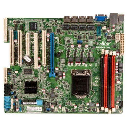 Материнская плата Asus P8B-E4/L (работает только с DDR3 ECC) с разбора