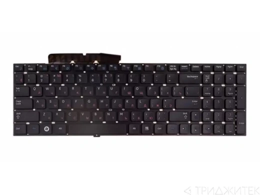 Клавиатура для ноутбука Samsung QX530, RC530, RF510, RF511, RF530, SF510, SF511, NP-RF510-S01UA, NP-RF510-S02UA, NP-RF510-S03UA, NP-RF510-S04UA, NP-RF510-S02RU, NP-RF510-S03RU, NP-RF510-S04RU, NP-RF510-S05RU, NP-RF511-S02UA, NP-RF511-S04UA, NP-RF511-S01RU