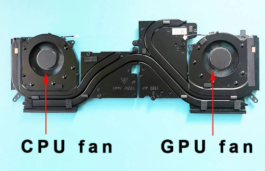 Кулера и система охлаждения для Lenovo Legion 5 Pro-16ACH6 ( GPU + CPU)