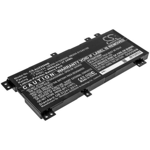 Аккумулятор CameronSino CS-LVX120NB для ноутбука Lenovo Air 12, Xiaoxin Air 12, 7.6В, 4900 мАч, 37.24 Вт, Li-Polymer, черный