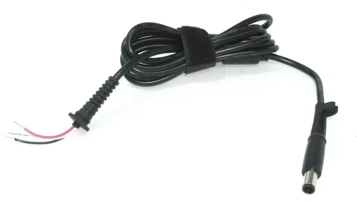 Кабель DC для блока питания ноутбука Dell 7.4x5.0mm, с центральным контактом, подходит для блоков питания до 90 Вт