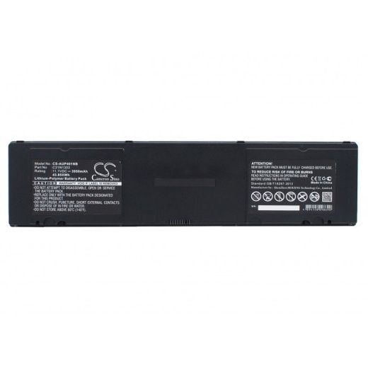 Аккумулятор CameronSino CS-AUP401NB для ноутбука AsusPro Essential PU401LA, AsusPro PU401, 11.1В, 3950 мАч, 43.85 Вт, Li-Polymer, черный