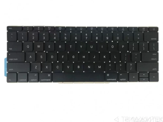 Клавиатура для ноутбука Apple Macbook 12" A1534, 2016y, черная